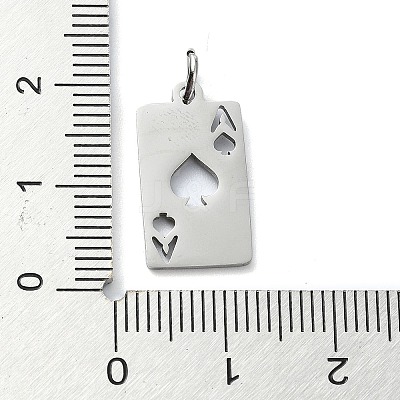 Non-Tarnish 304 Stainless Steel Pendants X-STAS-C097-65P-1