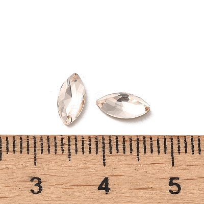 Glass Rhinestone Cabochons RGLA-P037-09A-D261-1