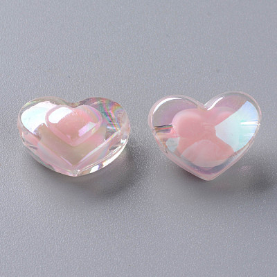 Transparent Acrylic Beads TACR-S152-08B-08-1