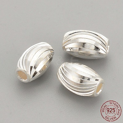 925 Sterling Silver Beads LS-STER-S002-17-7x4mm-1