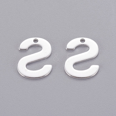 201 Stainless Steel Charms STAS-L232-007S-1
