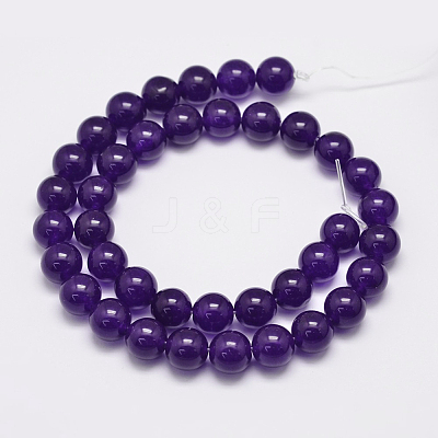 Natural Malaysia Jade Bead Strands X-G-A146-10mm-A01-1