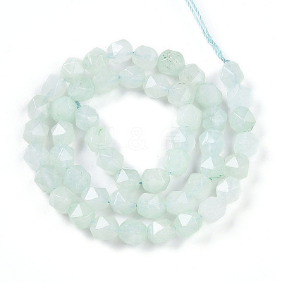 Dyed Natural White Jade Beads Strands G-T139-8mm-46J-1