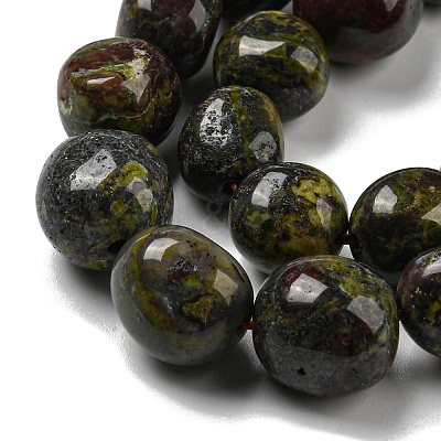 Natural Dragon Blood Beads Strands G-C038-02A-05-1