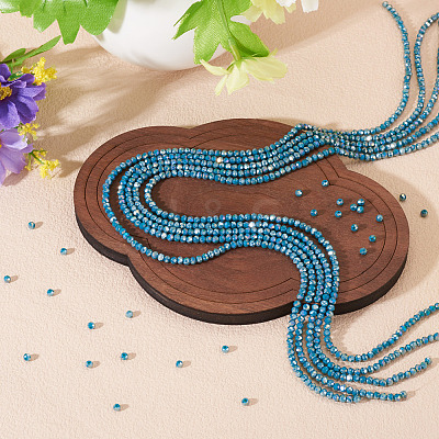 10 Strands Opaque Glass Beads Strands GLAA-TA0003-41-1