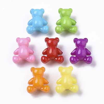 Opaque Acrylic Beads X-MACR-S245-14-1