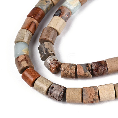 Natural Shoushan Stone Beads Strands G-T141-92B-1