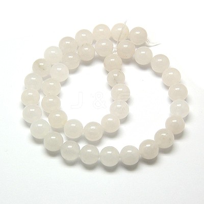 Natural Malaysia Jade Bead Strands G-M101-10mm-09-1