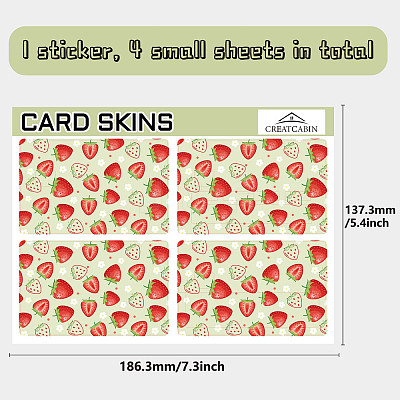PVC Plastic Waterproof Card Stickers DIY-WH0432-076-1