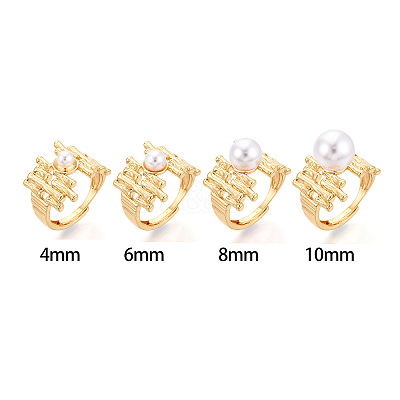 Brass Cup Peg Ring Settings KK-N274-37G-1