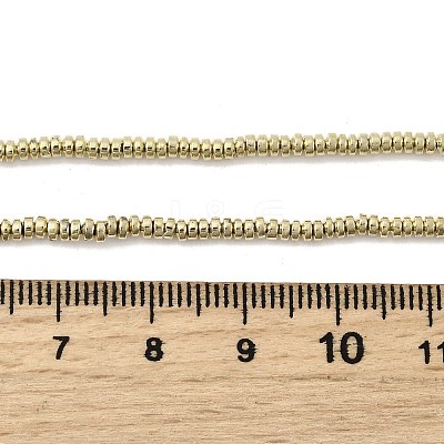 Electroplated Synthetic Non-magnetic Hematite Beads Strands G-H327-H01-01E-1