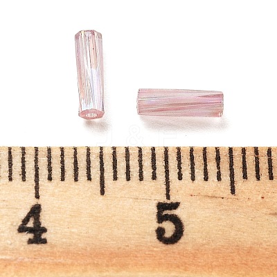 10G Ceylon Glass Twist Bugle Beads X-SEED-L012-01G-1