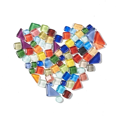 Mosaic Tiles Glass Cabochons DIY-P045-05-1