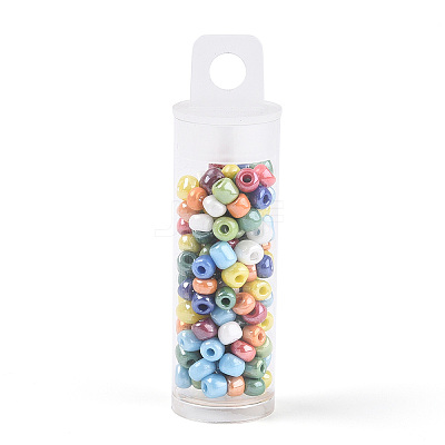 7 Bottles DIY Glass Seed Beads Sets DIY-N006-02A-1