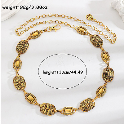 Bohemian Style Alloy Geometric Link Chain Waist Belly Chains FS-WG11763-02-1