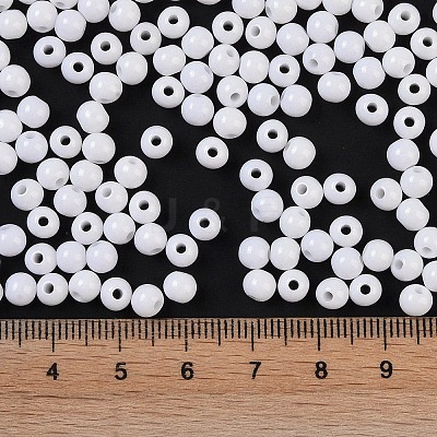 Opaque Acrylic Beads SACR-A007-01C-17-1