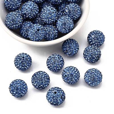 Pave Disco Ball Beads RB-Q195-14mm-2-1