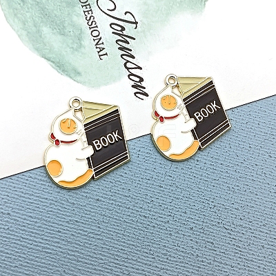 Alloy Enamel Pendants PW-WG88078-01-1