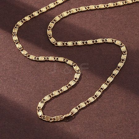 304 Stainless Steel Lumachina Chain Necklaces NJEW-Q013-07G-1