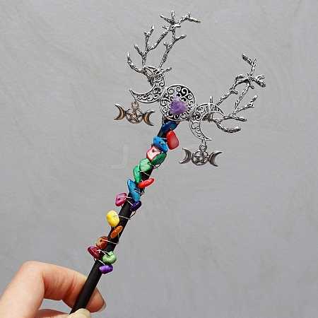 Natural Amethyst Viking Dragon Wands PW-WGF7DBE-24-1