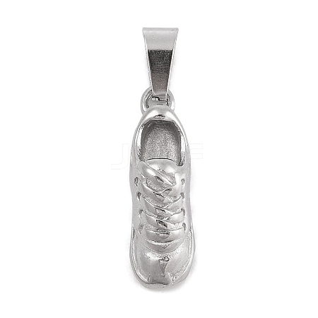 Anti-Tarnish 304 Stainless Steel Pendants STAS-D112-08P-1