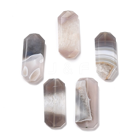Natural Agate Beads G-M387-01-1