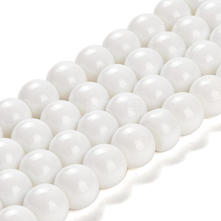 Painted Glass Bead Strands LS-DGLA-S071-12mm-01-1