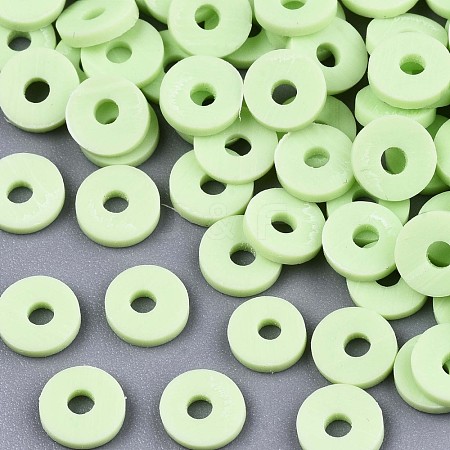 Handmade Polymer Clay Beads X-CLAY-Q251-8.0mm-80-1