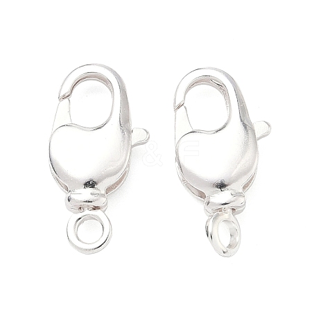 Brass Lobster Claw Clasps KK-H532-17E-S-1