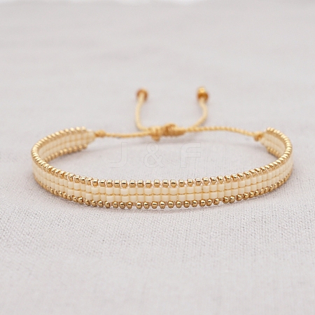 Adjustable Nylon Cord Braided Bead Bracelets BJEW-C011-17E-1