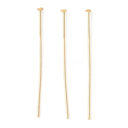 Brass Flat Head Pins KK-N254-47D-G-1