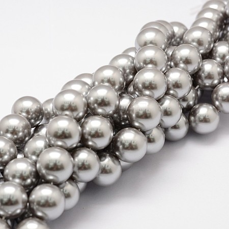 Shell Pearl Beads Strands X-BSHE-L026-05-10mm-1