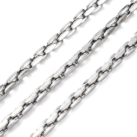 304 Stainless Steel Boston Link Chains STAS-P386-05C-P-1