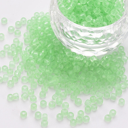 8/0 Transparent Glass Seed Beads SEED-S048-H-006-1