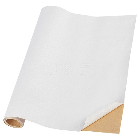 Gorgecraft 1 Sheet Rectangle PVC Leather Self-adhesive Fabric DIY-GF0004-20A-1