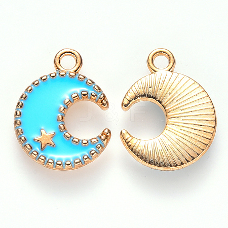 Alloy Enamel Pendants ENAM-S121-063C-1