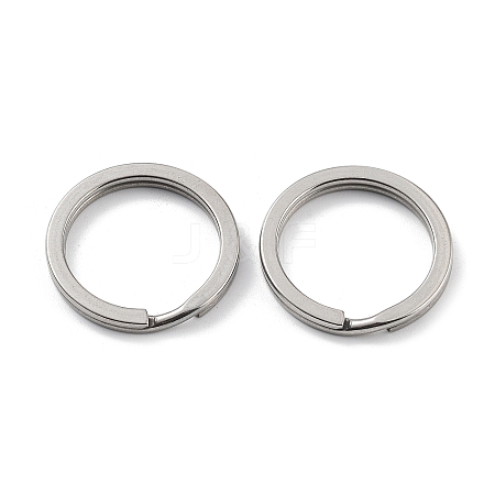 Non-Tarnish 304 Stainless Steel Split Key Rings X-STAS-Q314-01A-P-1