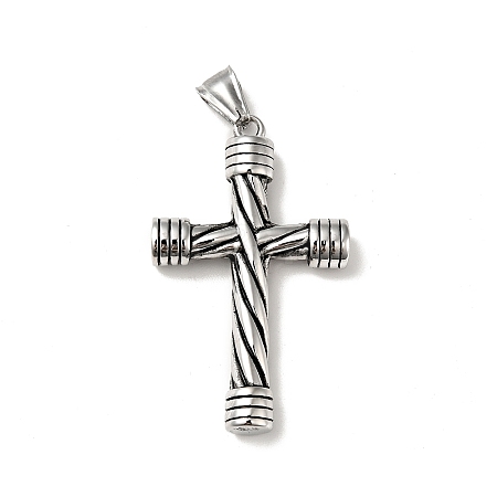 Non-Tarnish 316 Surgical Stainless Steel Pendants STAS-I195-06P-1