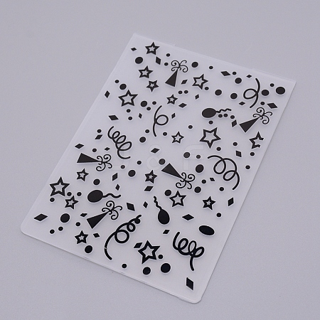Plastic Fondant Stencil DIY-WH0221-01A-1