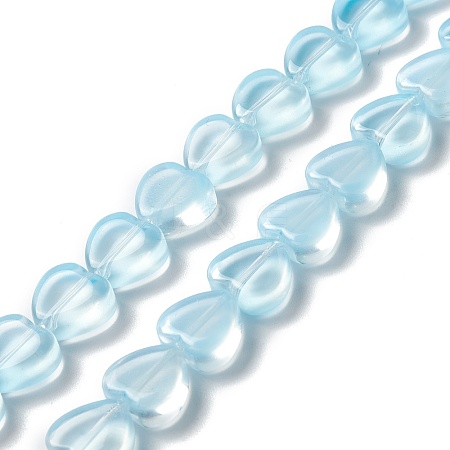 Transparent Glass Beads Strand GLAA-F112-03E-1