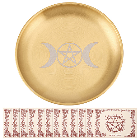 1Pc 201 Stainless Steel Candle Holder AJEW-ME0001-04C-1