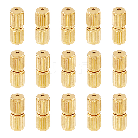 Brass Screw Clasps KK-FH0001-07G-1