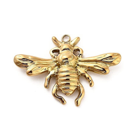 304 Stainless Steel Pendants STAS-P385-02B-G-1