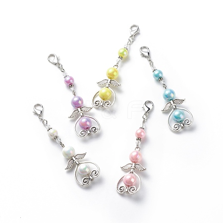 Angel Clip-on Charms HJEW-JM00748-1