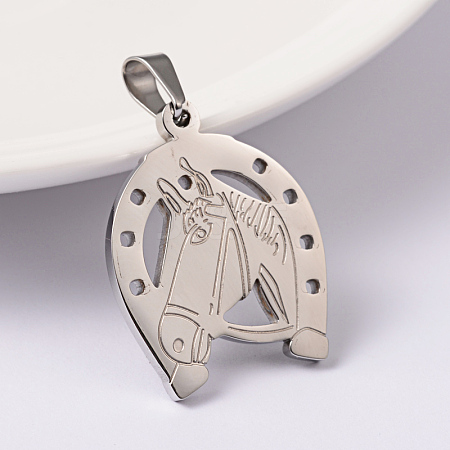 Non-Tarnish 304 Stainless Steel Pendants STAS-K162-099P-1