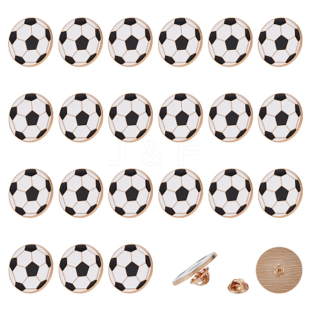 24Pcs Alloy Brooches JEWB-FG0001-25B-1