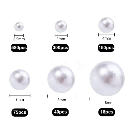 Imitation Pearl Acrylic Beads OACR-PH0002-05-1