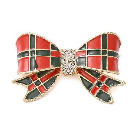 Alloy Crystal Rhinestone Brooch JEWB-B022-03G-01-1