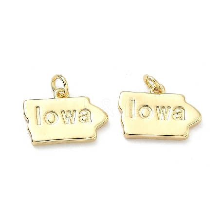 Brass Pendants KK-D229-22L-G-1