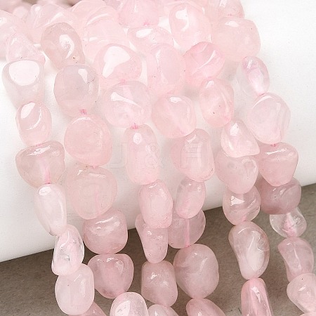 Natural Rose Quartz Beads Strands G-P601-A05-02-1